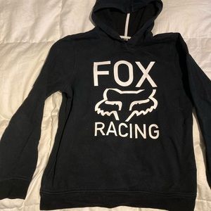Large black fox hoodie. Fits like a medium